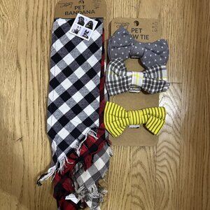 Primitives By Kathy Dog Bandanas & Dog Bow Ties Size Large